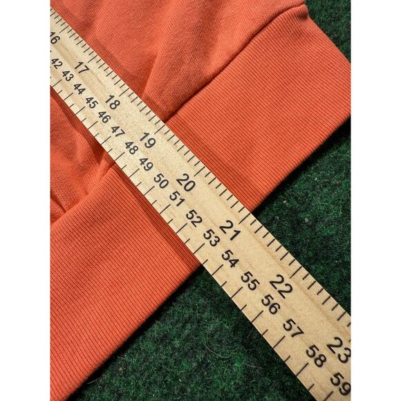 Women's Levi's Cropped Sweatshirt Pullover Light Orange Color Size XL 26x21 - Picture 6 of 7